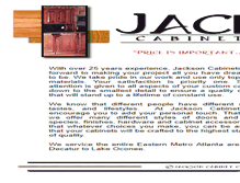 Tablet Screenshot of jacksoncabinets.com
